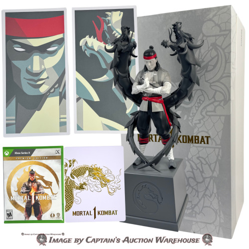 MORTAL KOMBAT 1 PREMIUM COLLECTOR'S EDITION LIU KANG DRAGON STATUE BUNDLE (XBOX SERIES X)