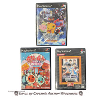 PLAYSTATION 2 JAPANESE IMPORT GAMES: DIGIMON SAVERS, TAIKO NO TATSUJIN, & DEAR BOYS FAST BREAK