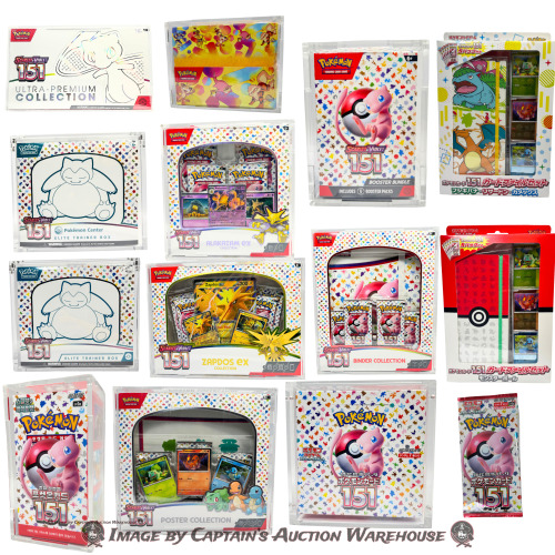 HUGE POKÉMON SCARLET & VIOLET 151 TCG COLLECTION LOT - ULTRA PREMIUM, ELITE TRAINER, BUNDLES, & MORE!