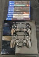 PS4 500 GB CONSOLE BASE BUNDLE WITH GAMES WORKING CONDITION