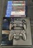 PS4 500 GB CONSOLE BASE BUNDLE WITH GAMES WORKING CONDITION