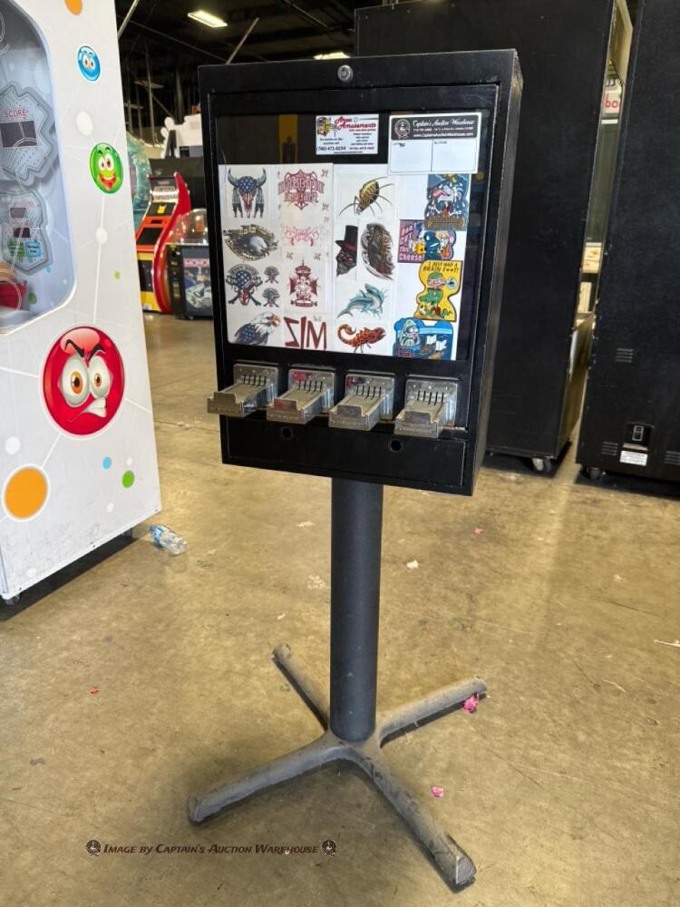 STICKER VENDING MACHINE 4 SELECT UPRIGHT
