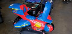 KIDDIE RIDE SPACE BIKE ADVENTURE W/ LCD MONITOR