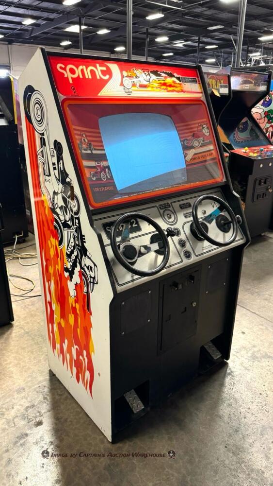 SPRINT 2 CLASSIC RACING ARCADE GAME ATARI