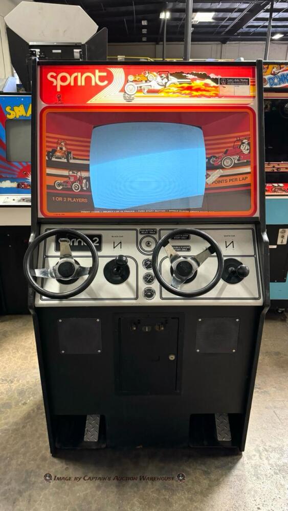 SPRINT 2 CLASSIC RACING ARCADE GAME ATARI