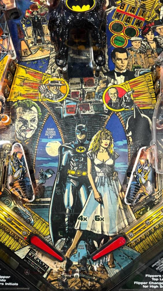 BATMAN PINBALL MACHINE DATA EAST