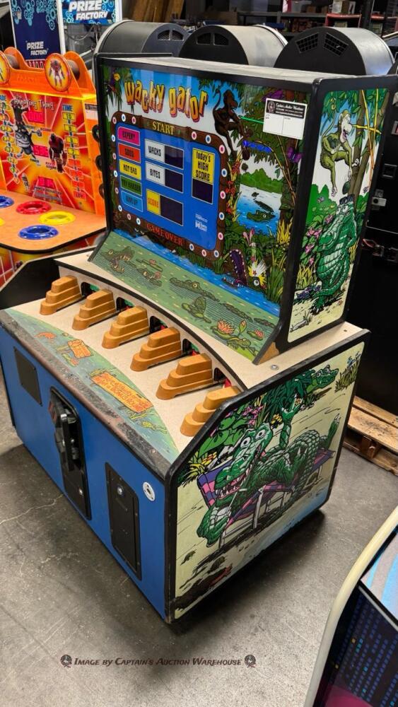 WACKY GATOR TICKET REDEMPTION GAME DATA EAST