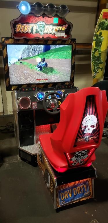 DIRTY DRIVIN' RAW THRILLS RACING ARCADE GAME #2