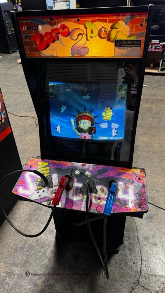 ZERO 2 POINT TARGET SHOOTER ARCADE GAME