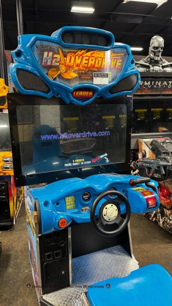 H2 OVERDRIVE HYDRO BOAT RACING ARCADE GAME RAW THRILLS