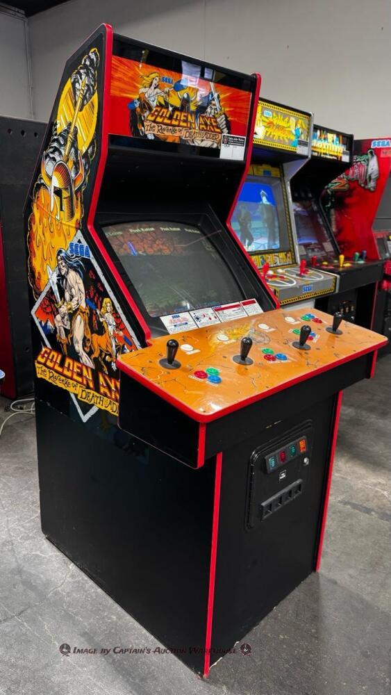 GOLDEN AXE THE REVENGE OF DEATH ADDER ARCADE GAME SEGA