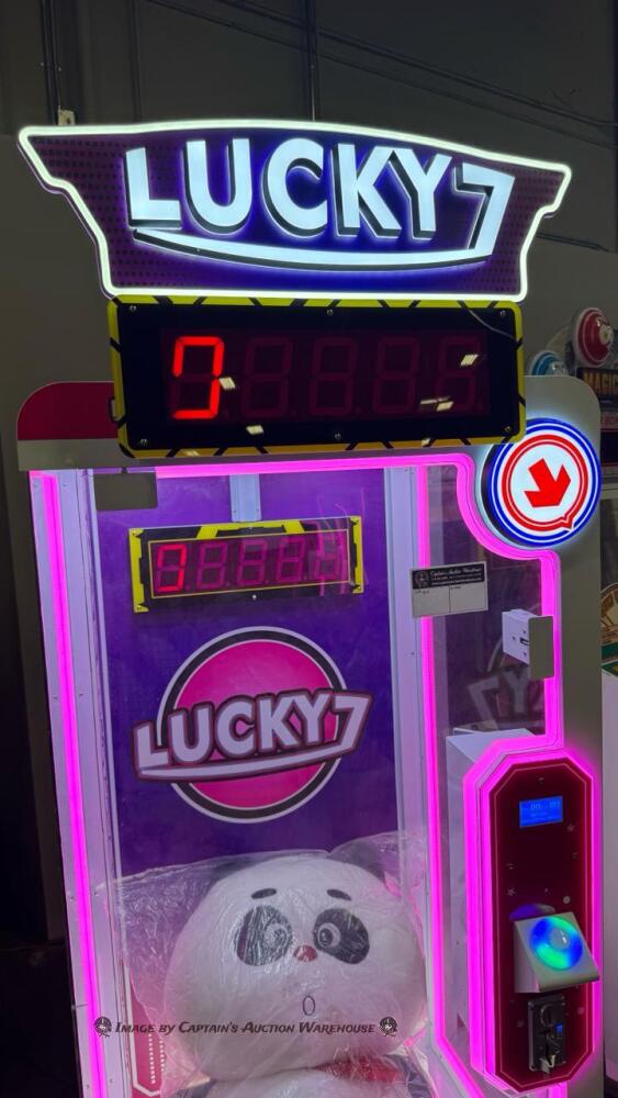LUCKY 7 LARGE PRIZE CUTTER REDEMPTION MACHINE BRAND NEW!!