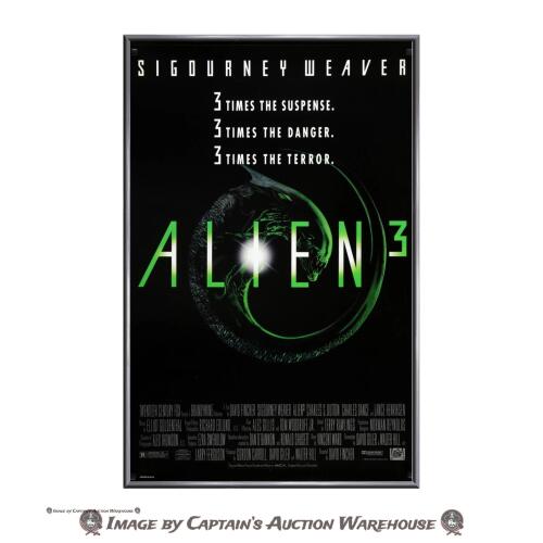 ALIEN 3 ORIGINAL 1992 FRAMED MOVIE POSTER