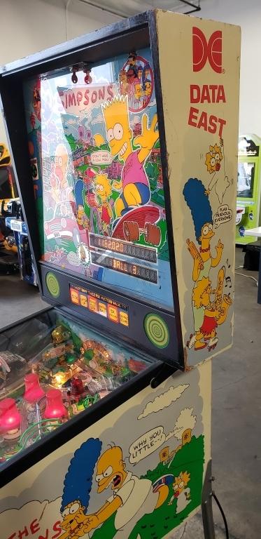 simpsons pinball machine date east