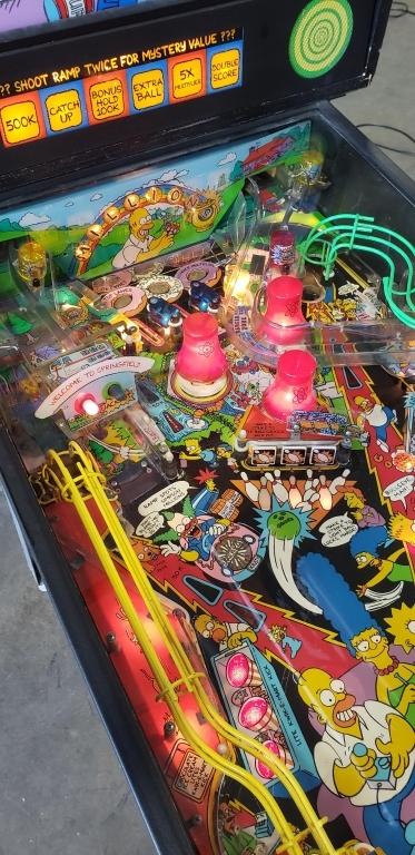 simpsons pinball machine value