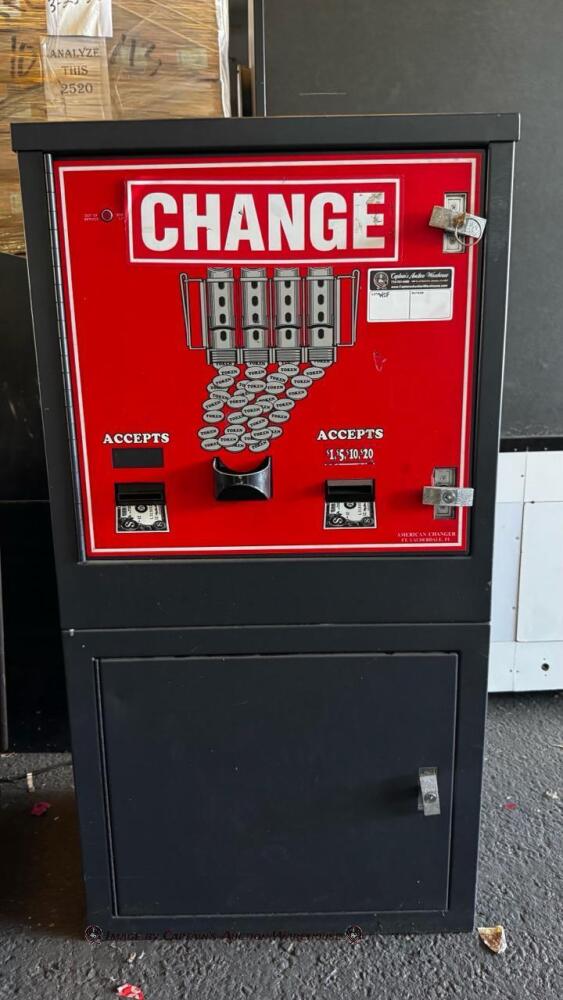 AC6001 DOLLAR COIN TOKEN CHANGER MACHINE AMERICAN CORP