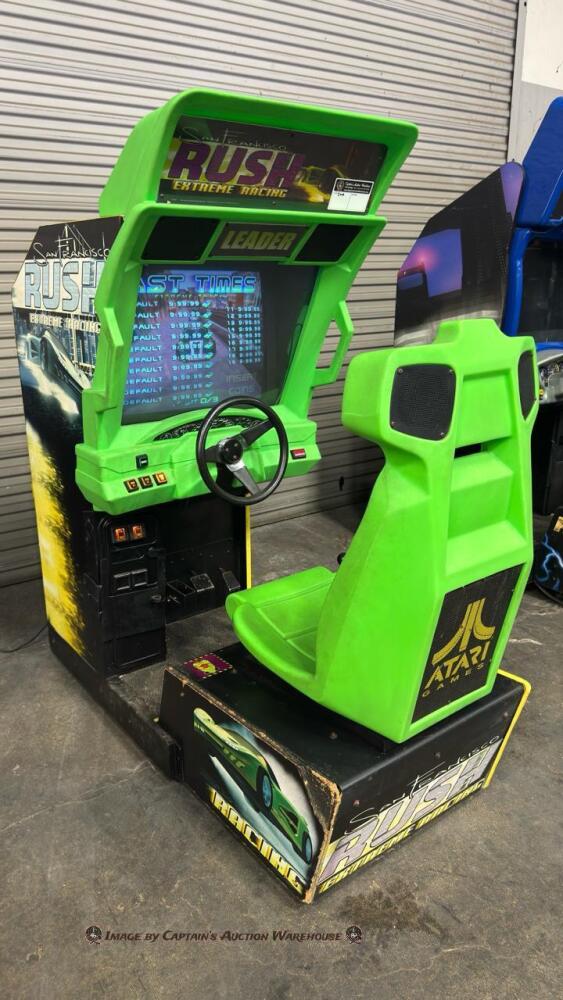 SAN FRANCISCO RUSH EXTREME RACING DRIVER ARCADE GAME ATARI