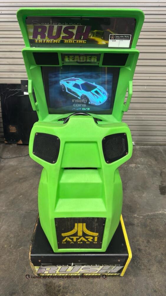 SAN FRANCISCO RUSH EXTREME RACING DRIVER ARCADE GAME ATARI