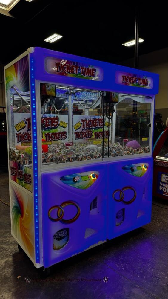 60 DUAL TICKET TIME ROLL TICKET CLAW MACHINE SMART INDUS.