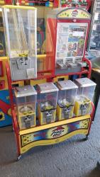 COMBO BULK VENDING CANDY CAPSULE STICKER RACK