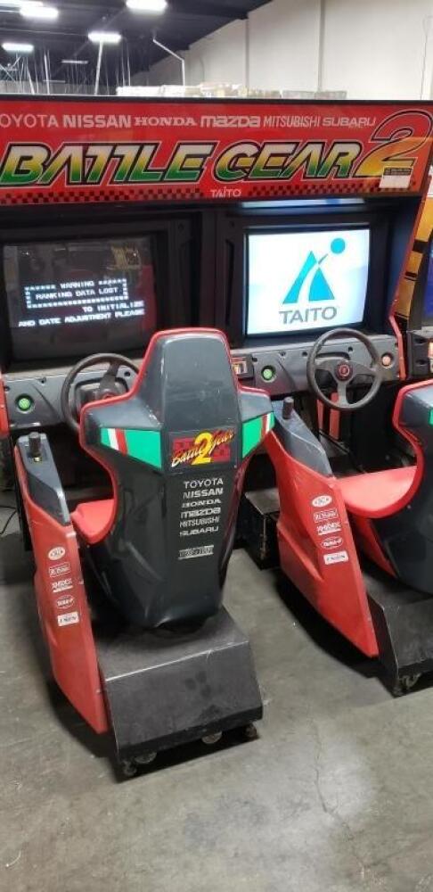 Battle Gear Racing BATTLEGEAR 2 TWIN RACING ARCADE GAME TAITO