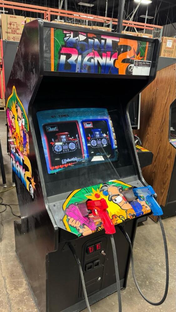 POINT BLANK 2 UPRIGHT TARGET ARCADE GAME NAMCO