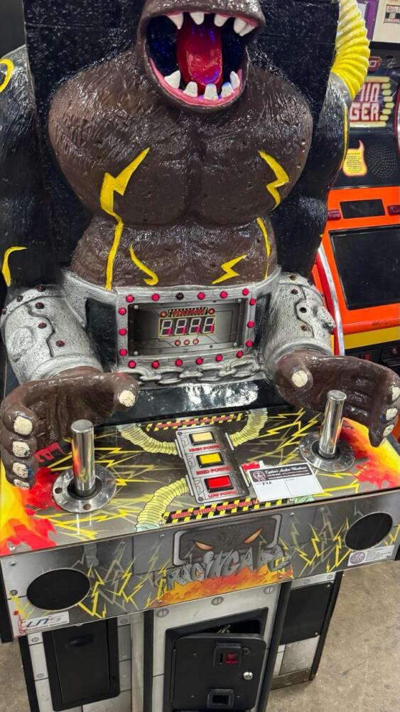 RAGING APE ELECTRICITY SHOCK ARCADE GAME