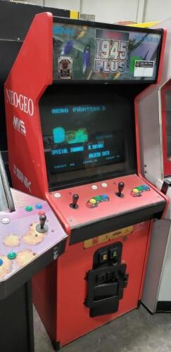 NEO GEO 2 SLOT STRIKERS PLUS 1945 SNK ARCADE GAME