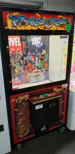 36" PIRATES CHEST PLUSH CLAW CRANE MACHINE #2