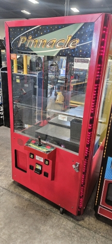 Red Crane Machine 40 PINNACLE RED PLUSH CLAW CRANE MACHINE by ICE w/ DBA