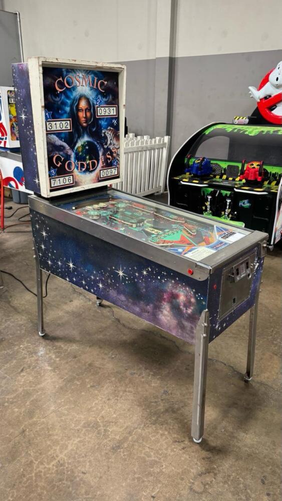 SKYLAB PINBALL MACHINE WILLIAMS 1974 NO ORIGINAL BACK GLASS