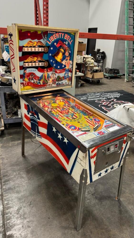 LIBERTY BELL CLASSIC EM PINBALL MACHINE WILLIAMS 1977 PROJECT