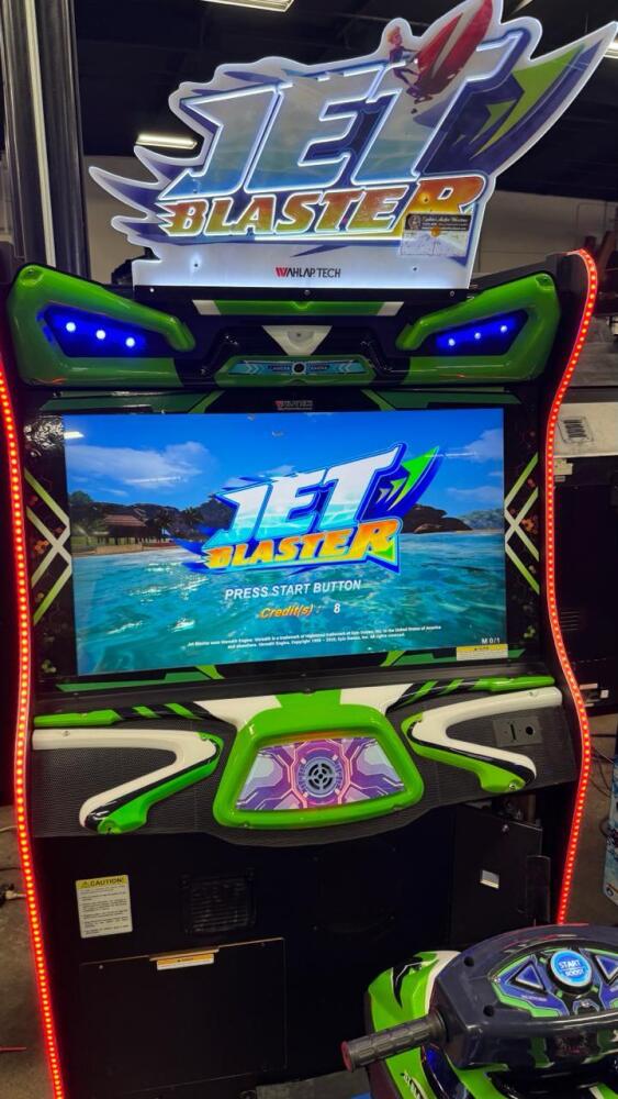 JET BLASTER SIT DOWN DELUXE ARCADE RACING GAME #1