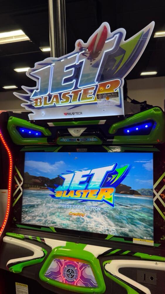 JET BLASTER SIT DOWN DELUXE ARCADE RACING GAME #1