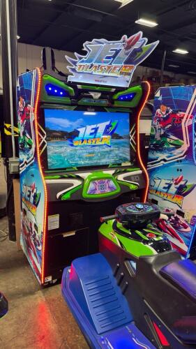 JET BLASTER SIT DOWN DELUXE ARCADE RACING GAME #1