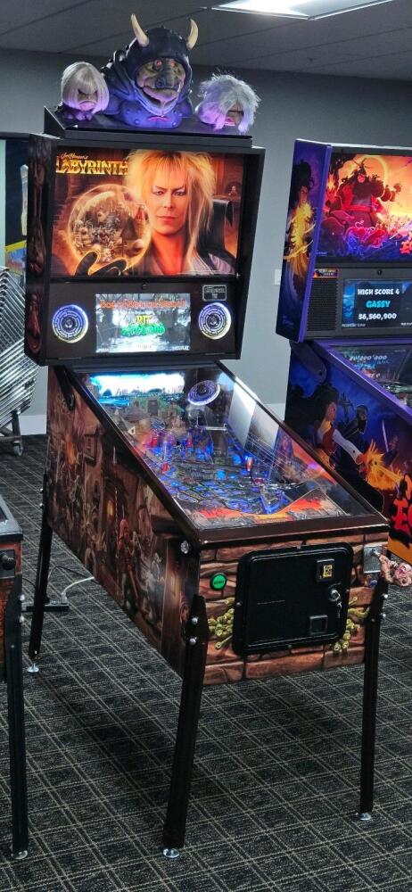 Jim Henson's LABYRINTH RELIC 162 PINBALL MACHINE by BARRELS OF FUN HUO