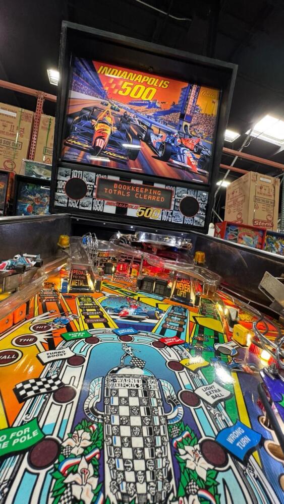 INDY 500 CLASSIC DMD PINBALL MACHINE BALLY