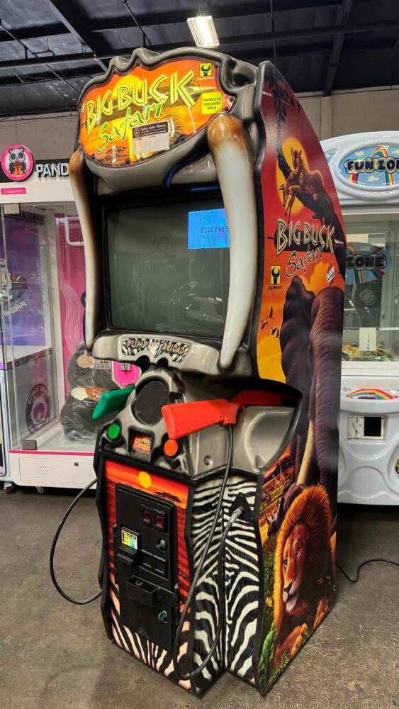Playforever BUCK 未開封 BIG BUCK SAFARI UPRIGHT HUNTING ARCADE GAME RAW THRILLS