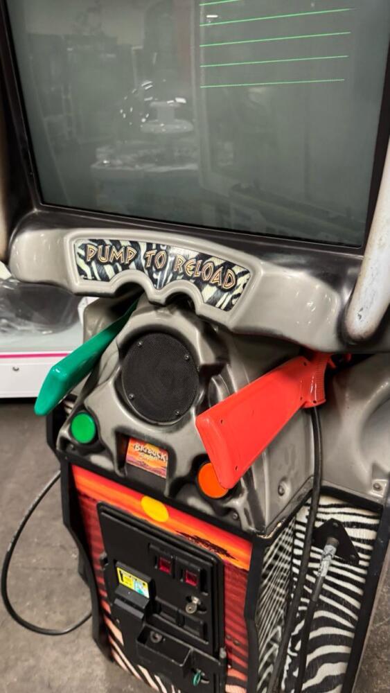 Playforever BUCK 未開封 BIG BUCK SAFARI UPRIGHT HUNTING ARCADE GAME RAW THRILLS