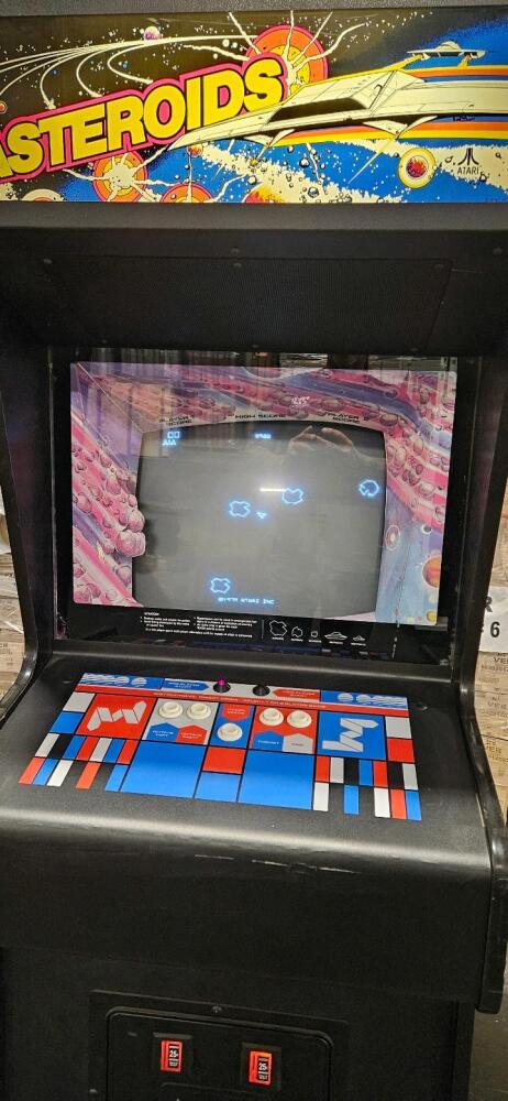 ASTEROIDS CLASSIC UPRIGHT ARCADE GAME by ATARI 1979