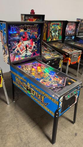 KINGS OF STEEL PINBALL MACHINE by BALLY 1984