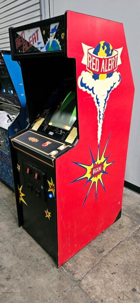 RED ALERT CLASSIC RARE ARCADE GAME by GDI