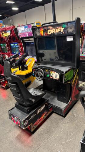 DRIFT FAST & THE FURIOUS 42" LCD CAB ARCADE GAME RAW THRILLS