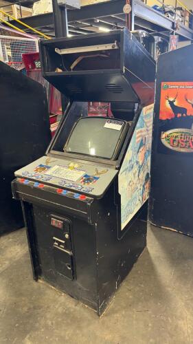KONAMI WELCOME TO BOOT CAMP UPRIGHT ARCADE GAME