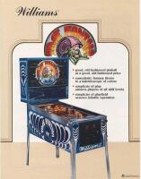 TIME FANTASY CLASSIC PINBALL MACHINE by WILLIAMS 1983