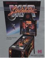 LASER WAR CLASSIC PINBALL MACHINE DATA EAST 1987