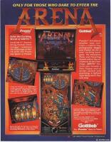 ARENA CLASSIC PINBALL MACHINE by GOTTLIEB 1987