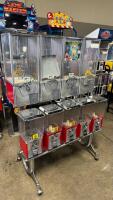 9 HEAD BULK VENDING SILVER RACK