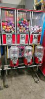 6 HEAD BEAVER CANDY CAPSULE BULK VENDING RACK ROLLING J STAND #2