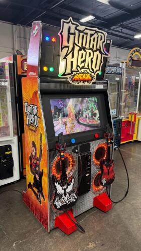 GUITAR HERO 2 PLAYER MUSIC ARCADE GAME RAW THRILLS